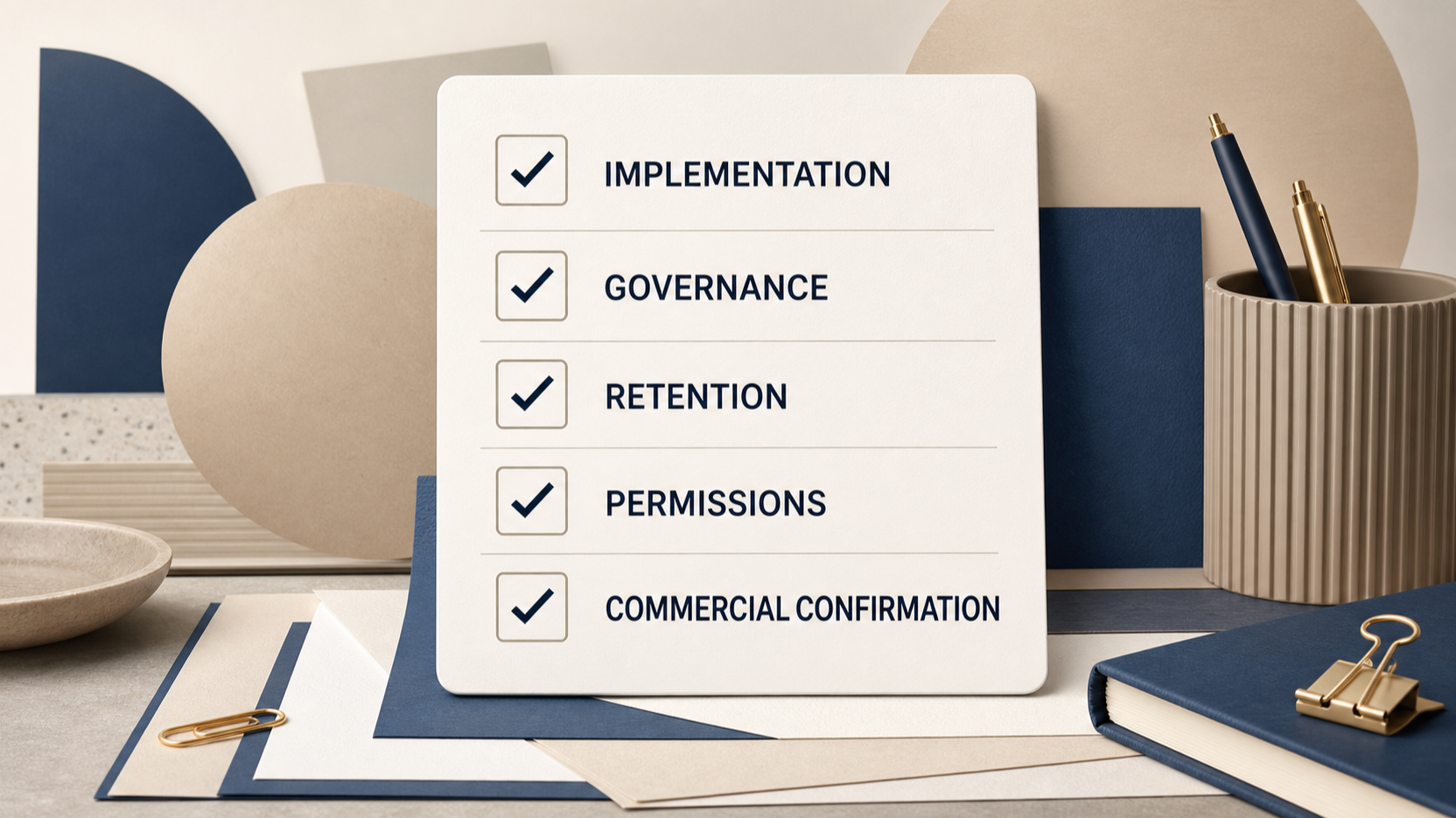 Make balanced due-diligence checks easy to scan
