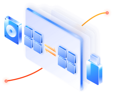 EaseUS Todo Backup disk clone illustration for backup and migration workflows