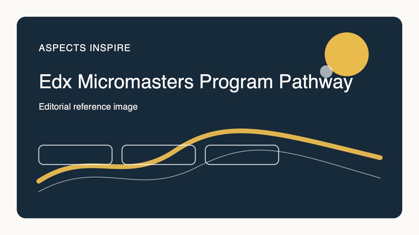 edX MicroMasters program pathway showing course sequence and degree credit option