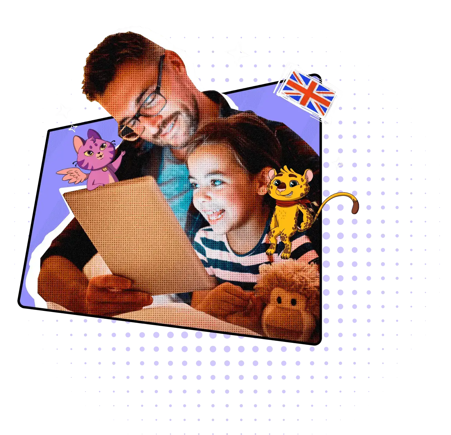 Novakid online English lesson for children with a teacher and student using a tablet