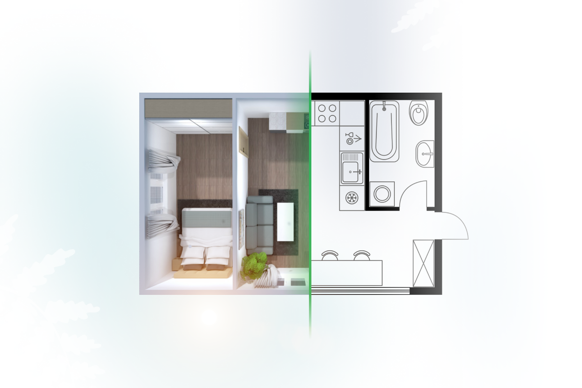 Planner5D AI floor plan converter screenshot