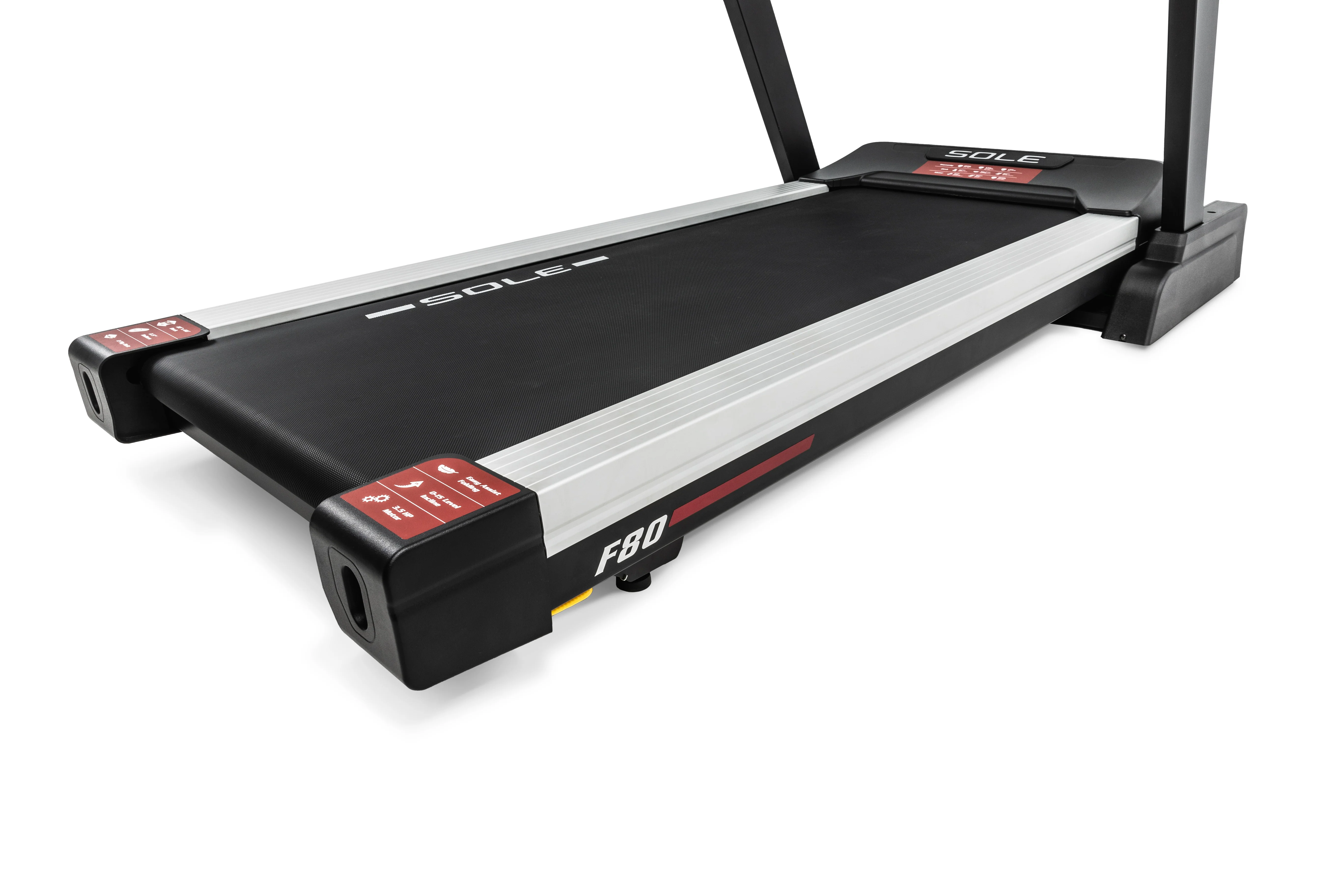Sole F80 running deck showing fit and stride space